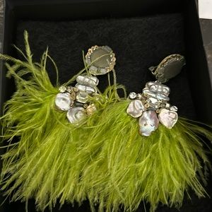 Ranjana Khan Feather Earings